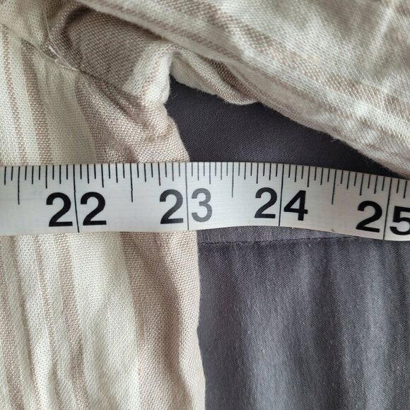 Torrid Womens Linen Blend Button Blazer Size 2x Striped Lightweight Nwt - Picture 4 of 9